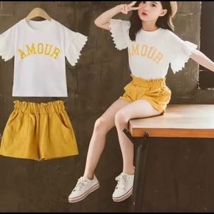 yellow two piece set